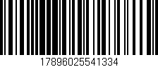 Código de barras (EAN, GTIN, SKU, ISBN): '17896025541334'