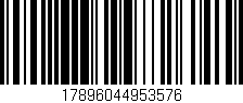 Código de barras (EAN, GTIN, SKU, ISBN): '17896044953576'