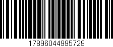 Código de barras (EAN, GTIN, SKU, ISBN): '17896044995729'