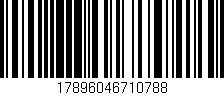Código de barras (EAN, GTIN, SKU, ISBN): '17896046710788'
