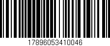 Código de barras (EAN, GTIN, SKU, ISBN): '17896053410046'