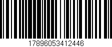 Código de barras (EAN, GTIN, SKU, ISBN): '17896053412446'