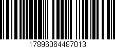 Código de barras (EAN, GTIN, SKU, ISBN): '17896064487013'