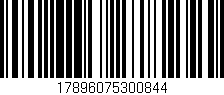 Código de barras (EAN, GTIN, SKU, ISBN): '17896075300844'
