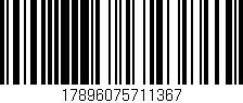 Código de barras (EAN, GTIN, SKU, ISBN): '17896075711367'