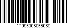 Código de barras (EAN, GTIN, SKU, ISBN): '17896085865869'
