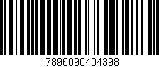 Código de barras (EAN, GTIN, SKU, ISBN): '17896090404398'