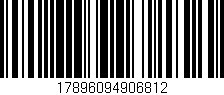 Código de barras (EAN, GTIN, SKU, ISBN): '17896094906812'