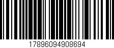 Código de barras (EAN, GTIN, SKU, ISBN): '17896094908694'