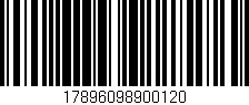 Código de barras (EAN, GTIN, SKU, ISBN): '17896098900120'