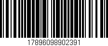 Código de barras (EAN, GTIN, SKU, ISBN): '17896098902391'