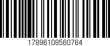 Código de barras (EAN, GTIN, SKU, ISBN): '17896108560764'