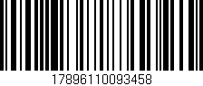 Código de barras (EAN, GTIN, SKU, ISBN): '17896110093458'