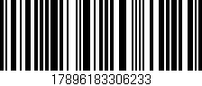 Código de barras (EAN, GTIN, SKU, ISBN): '17896183306233'