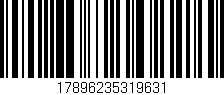 Código de barras (EAN, GTIN, SKU, ISBN): '17896235319631'