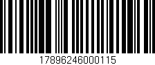 Código de barras (EAN, GTIN, SKU, ISBN): '17896246000115'