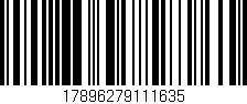 Código de barras (EAN, GTIN, SKU, ISBN): '17896279111635'