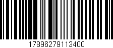 Código de barras (EAN, GTIN, SKU, ISBN): '17896279113400'