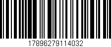 Código de barras (EAN, GTIN, SKU, ISBN): '17896279114032'