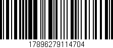 Código de barras (EAN, GTIN, SKU, ISBN): '17896279114704'