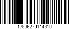Código de barras (EAN, GTIN, SKU, ISBN): '17896279114810'