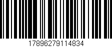 Código de barras (EAN, GTIN, SKU, ISBN): '17896279114834'