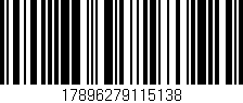 Código de barras (EAN, GTIN, SKU, ISBN): '17896279115138'