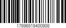 Código de barras (EAN, GTIN, SKU, ISBN): '17896819400908'