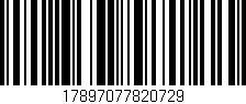 Código de barras (EAN, GTIN, SKU, ISBN): '17897077820729'