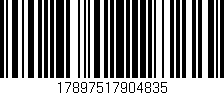 Código de barras (EAN, GTIN, SKU, ISBN): '17897517904835'
