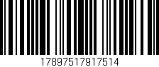Código de barras (EAN, GTIN, SKU, ISBN): '17897517917514'