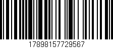 Código de barras (EAN, GTIN, SKU, ISBN): '17898157729567'