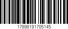 Código de barras (EAN, GTIN, SKU, ISBN): '17898191705145'
