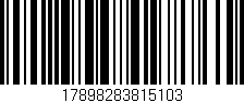 Código de barras (EAN, GTIN, SKU, ISBN): '17898283815103'