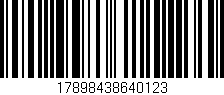 Código de barras (EAN, GTIN, SKU, ISBN): '17898438640123'