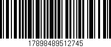 Código de barras (EAN, GTIN, SKU, ISBN): '17898489512745'