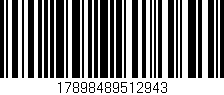Código de barras (EAN, GTIN, SKU, ISBN): '17898489512943'