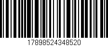Código de barras (EAN, GTIN, SKU, ISBN): '17898524348520'