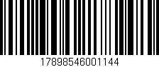 Código de barras (EAN, GTIN, SKU, ISBN): '17898546001144'
