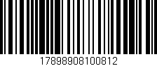 Código de barras (EAN, GTIN, SKU, ISBN): '17898908100812'