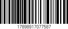Código de barras (EAN, GTIN, SKU, ISBN): '17898917077587'