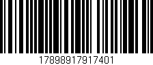 Código de barras (EAN, GTIN, SKU, ISBN): '17898917917401'