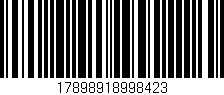 Código de barras (EAN, GTIN, SKU, ISBN): '17898918998423'