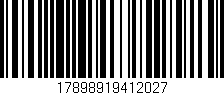 Código de barras (EAN, GTIN, SKU, ISBN): '17898919412027'