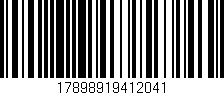Código de barras (EAN, GTIN, SKU, ISBN): '17898919412041'