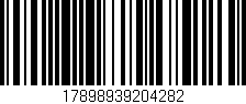 Código de barras (EAN, GTIN, SKU, ISBN): '17898939204282'
