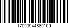 Código de barras (EAN, GTIN, SKU, ISBN): '17898944660189'