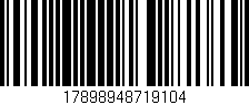 Código de barras (EAN, GTIN, SKU, ISBN): '17898948719104'