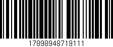 Código de barras (EAN, GTIN, SKU, ISBN): '17898948719111'