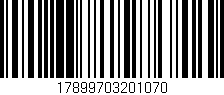 Código de barras (EAN, GTIN, SKU, ISBN): '17899703201070'